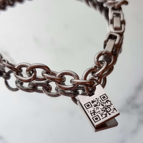 Scannable QR - Love Code™ For Men Bracelet