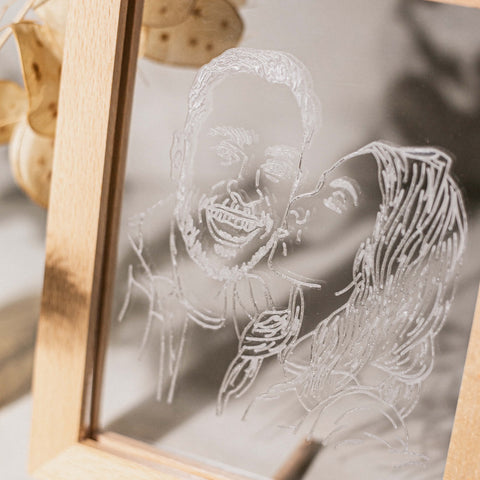 Personalized Line Art Love Lamp™