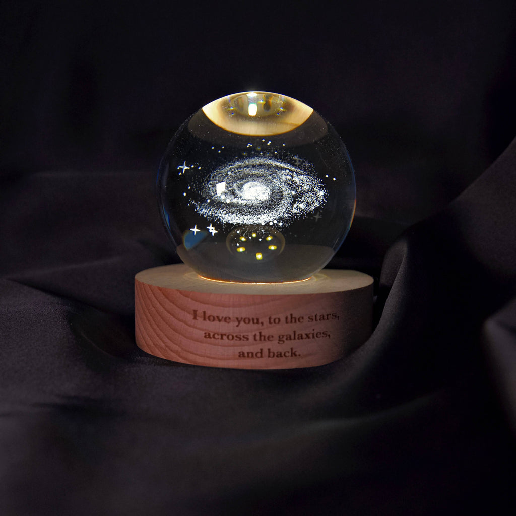 My Galaxy - Love Crystal LED Lamp