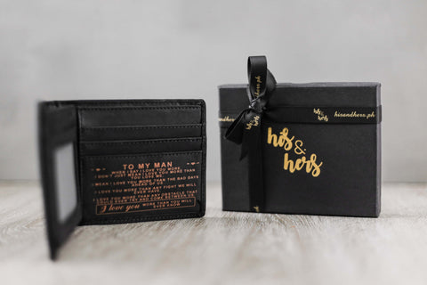 TO MY MAN Genuine Leather Bi-Fold Wallet